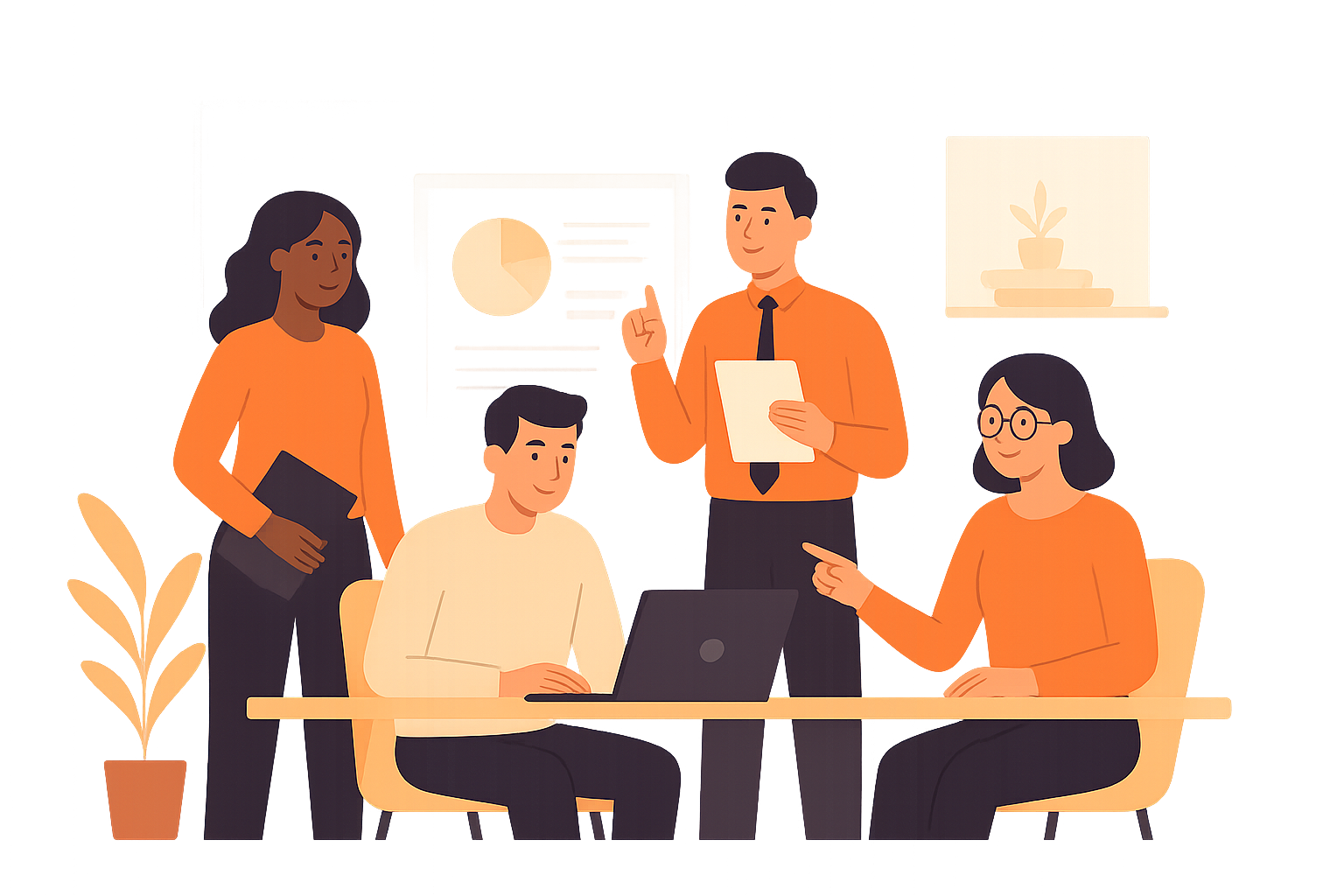 Our Team Illustration